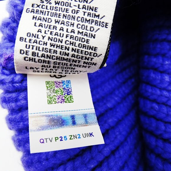 UGG Chunky Ribbed Beanie in Lupine Color - Picture 7 of 7